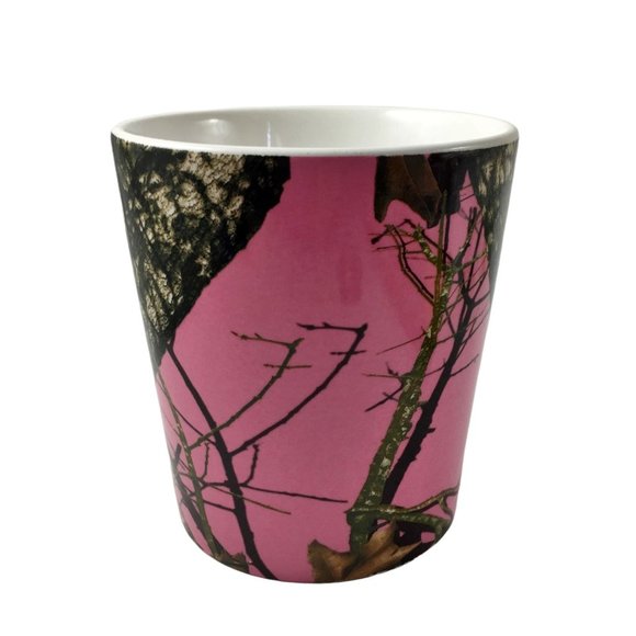 MOSSY OAK PINK 16 oz Ceramic Mug Cup Coffee Tea Camouflage BREAK UP INFINITY - Picture 2 of 4